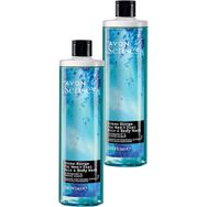 Avon Senses Ocean Surge Nane ve Deniz Kokulu Saç ve Vücut için 2x500 ml Erkek Duş Jeli