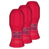 Avon Soft Musk Delice Velvet Berries 50 ml Kadın Rollon Üçlü Set