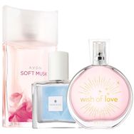 Avon Soft Musk Wish of Love Perceive 3'lü Kadın Parfüm Set