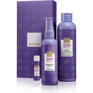 Avon Super Star Kız Çocuklar için Şampuan ve Saç Kremi Bodymist ve Dudak Balmı Hediye Seti