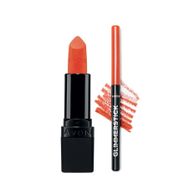 Avon Ultra Mat Coral Fever Ruj + Glimmerstick Coral Dudak Kalemi