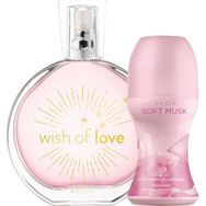 Avon Wish Of Love 50 ml EDT Kadın Parfüm+Soft Musk 50 ml Roll On