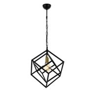 Avonni AV-60117-1BSY Eskitme/Siyah Boyalı Modern E27 Metal 42cm Avize