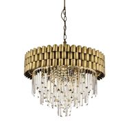 Avonni AV-60122-E60 Eskitme Kaplama Metal Kristal Cam cm Avize