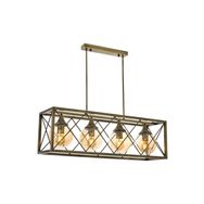 Avonni AV-60127-4EY Eskitme Kaplama Modern E27 Metal Cam 80x22cm Avize