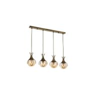 Avonni AV-60161-4EY Eskitme Kaplama Modern E27 Metal Cam 70x13cm Avize