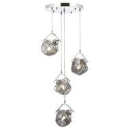 Avonni AV-60215-4KT Krom Kaplama 40 cm Modern Avize