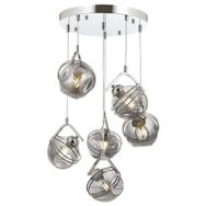 Avonni AV-60215-6KT Krom Kaplama 45 cm Modern Avize