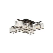 Avonni AV-60230-8BSY Eskitme-Siyah Boyalı 80 cm Modern Avize