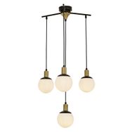 Avonni AV-60273-4BSY Siyah Boyalı Modern Avize