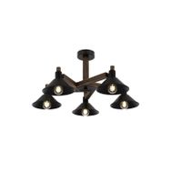 Avonni AV-60294-5BSY Siyah Boyalı Modern Avize