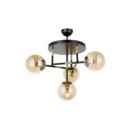 Avonni AV-60327-4T-BSY Eskitme Siyah Kaplama Modern Avize