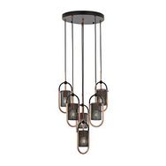 Avonni AV-60352-6T-BSY Siyah Boyalı Modern Avize