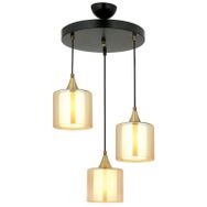 Avonni AV-65233-3T-BSY-B Siyah Boyalı 40 cm Modern Avize