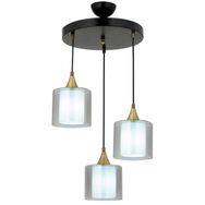 Avonni AV-65233-3T-BSY-F Siyah Boyalı 40 cm Modern Avize