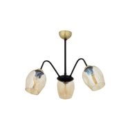 Avonni AV-65238-3BSY Siyah Boyalı 60 cm Modern Avize