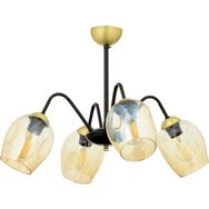Avonni AV-65238-4BSY Siyah Boyalı 60 cm Modern Avize