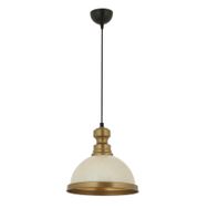 Avonni E27 Metal 29 cm Beyaz Boyalı Modern Avize