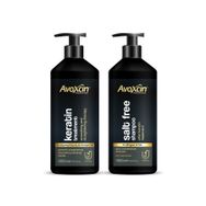 Avoxcin Saç Düzleştirici Kalıcı Keratin Bakımı Brezilya Fönü Arındırıcı 1000 ml Tuzsuz Şampuan