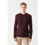 Avva A22Y5070 Bordo Erkek Kazak