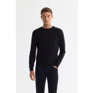 Avva B005132 Siyah Regular Fit Viskon Bisiklet Yaka Erkek Triko Kazak