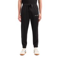 A|X ARMANI EXCHANGE Erkek İmza Logo Streç Poli Viskon Jogger Pantolon, Siyah, XL
