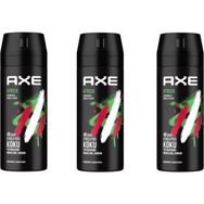Axe Africa Geranium Vanilla Scent 3x150 ml Erkek Sprey Deodorant