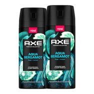 Axe Aqua Bergamot 2x150 ml Deodorant Body Sprey