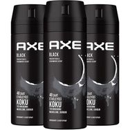 Axe Black 150 ML 3'lü Erkek Deodorant