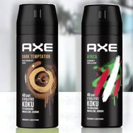 Axe Dark Temptation 150 ml + Africa 150 ml Erkek Sprey Deodorant
