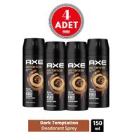 Axe Dark Temptation 4x150 ml Erkek Sprey Deodorant
