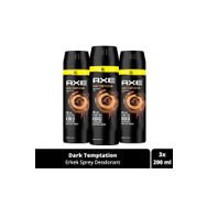 Axe Dark Temptation XL 3x200 ml Erkek Sprey Deodorant