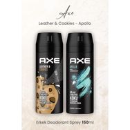 Axe Leather & Cookies 150 ml + Apollo 150 ml Erkek Sprey Deodorant