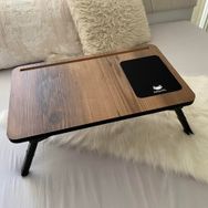 Axolotl Folding Telefon ve Tablet Bölmeli Katlanır Ayaklı Laptop Sehpası Notebook Bilgisayar Çalışma Masası