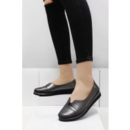 AYAKKABIBU MH150 Kristal Platin Kadın Babet
