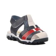 Ayakmod 24-417-B Lacivert Beyaz Kırmızı Erkek Çocuk Sandalet