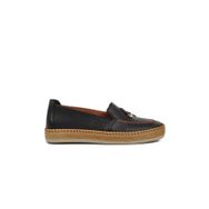 Ayakmod 394162 Siyah Hakiki Deri Kadın Loafer Ayakkabı