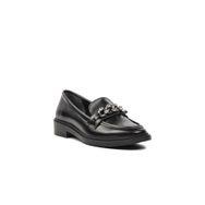 Ayakmod 418066 Siyah Taşlı Kadın Loafer Ayakkabı