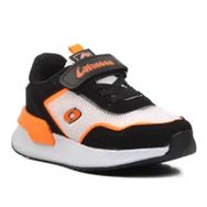 Ayakmod 730-P Siyah Beyaz Fosfor Turuncu Erkek Çocuk Spor Ayakkabı