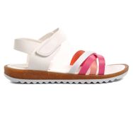 Ayakmod ARZ1100F Beyaz Fuşya Pembe Kız Çocuk Sandalet