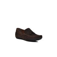 Ayakmod D7218 Kahve Nubuk Hakiki Deri Erkek Loafer Ayakkabı