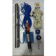 Aycı Mühendislik 4SDM4/24 3 Hp Alarko 25 mt Yassı Kablolu Panolu 50 mt Halatlı Çift Vanalı Akıtma Başlıklı Monofaze Takım Dalgıç Pompa