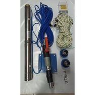 Aycı Mühendislik 4SDM6/8 1 Hp Alarko 40 mt Yassı Kablolu Panolu 80 mt Halatlı Çift Vanalı Akıtma Başlıklı Monofaze Takım Dalgıç Pompa