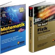 Aydın 2 Kitap 2023 10. Sınıf Matematik + Fizik Soru Bankası Seti