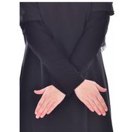 Aydın Bone Tesettür Siyah Düz Kolluk