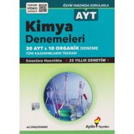 Aydın Yayınları AYT Kimya ve Organik Kimya Denemeleri