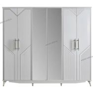 Aydınev Bolu MDF 6 Kapılı Beyaz Dolap