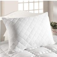 Ayhome 1 Adet 50x70 cm Femuarlı Pamuklu Terletmez Kapitoneli Beyaz Yastık Koruyucu Kılıfı
