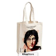 Aylak Adam Hobi 8681980581714 John Lennon Kadın Günlük Bez Çanta