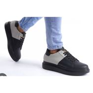 Aymood SLW151 Boost BT Siyah Gri Bağcıklı Cilt Süet Erkek Günlük Ayakkabı